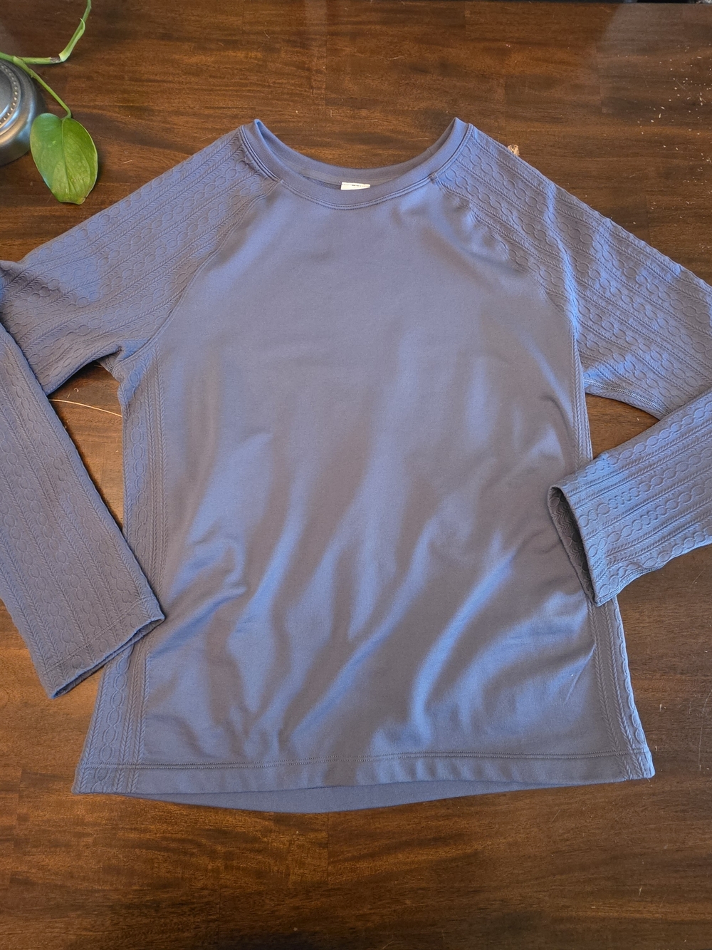 All In Motion Women’s Blue Long-Sleeve Active Compression